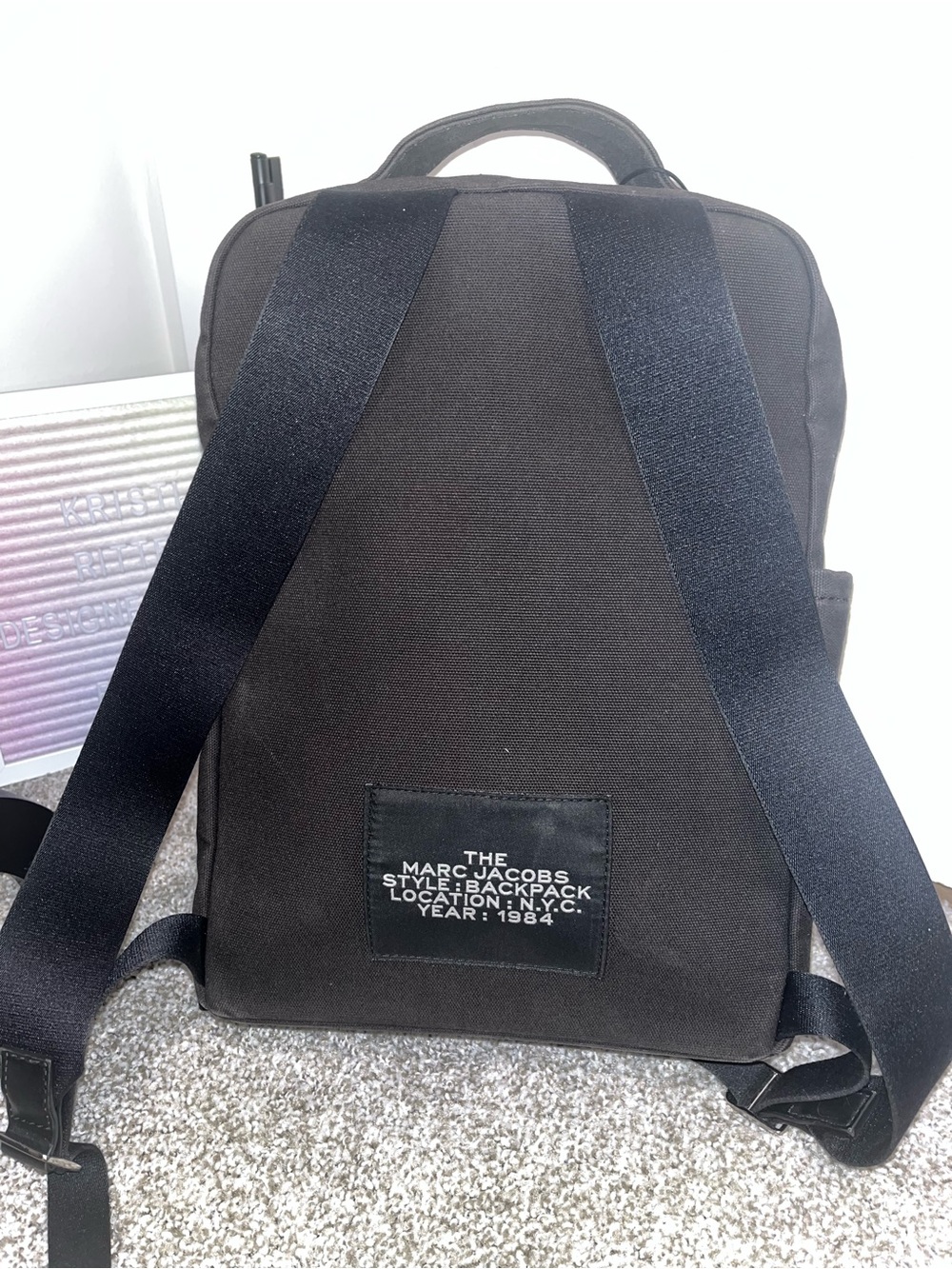 Marc Jacobs Black Denim THE BACKPACK - Picture 10 of 10